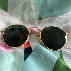 Ray-Ban RB 3447 Round Metal polarized sunglasses